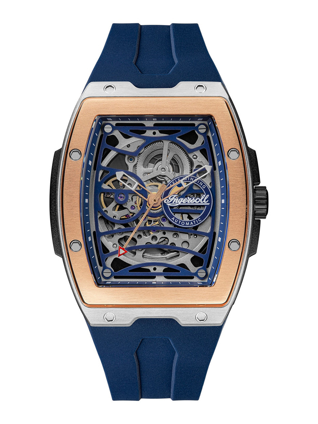 Ingersoll Men Skeleton Dial & Leather Straps Analogue Automatic Watch I12304