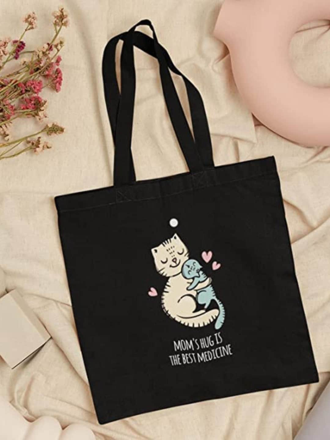 THEYAYACAFE Embellished Structured Tote Bag