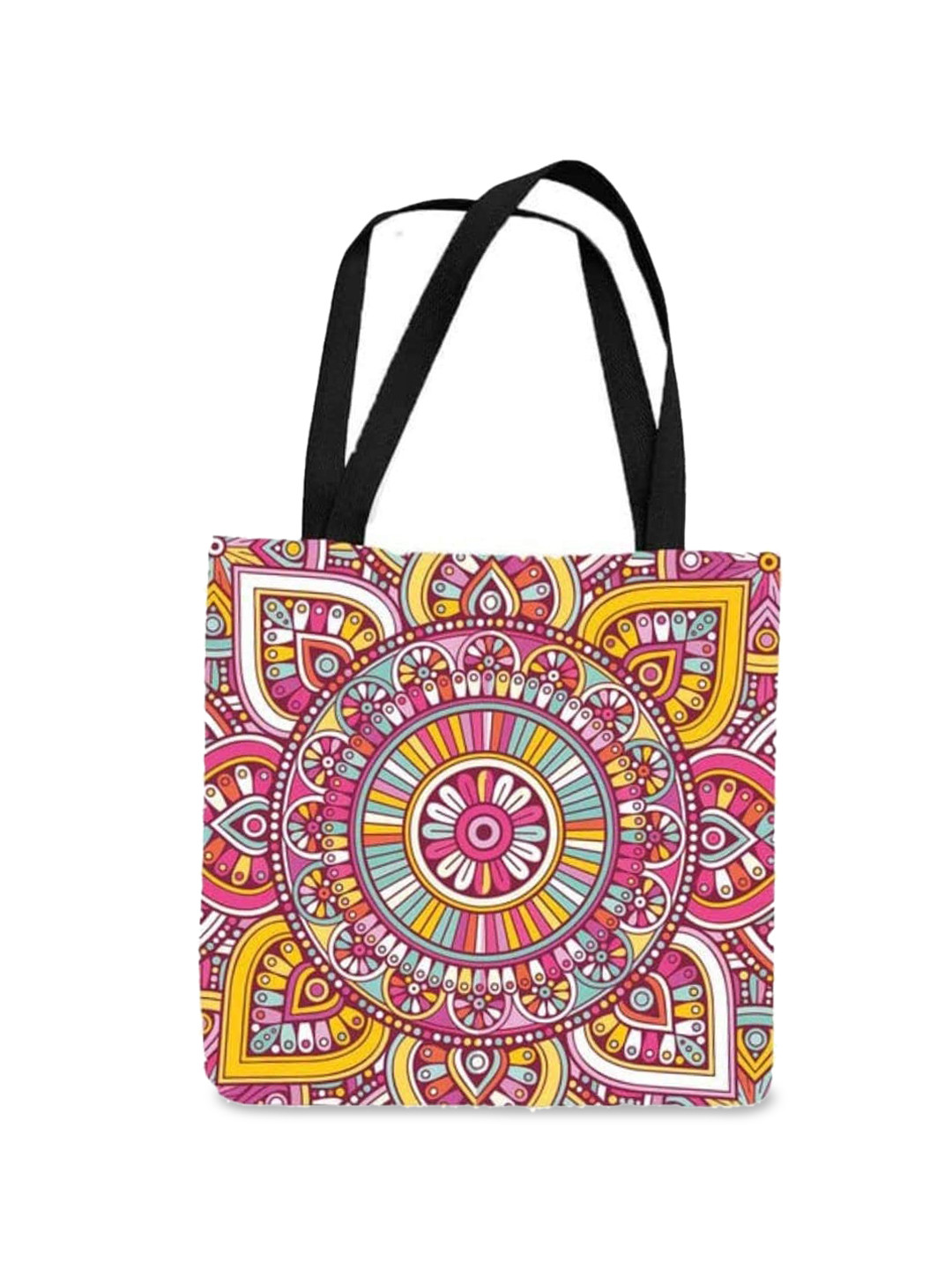 THEYAYACAFE Ethnic Motifs Printed Tote Bag