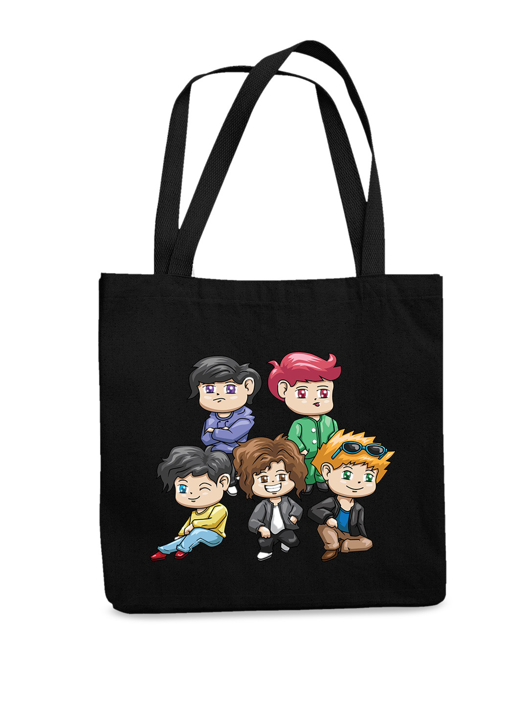 THEYAYACAFE Graphic Printed Structured Handheld Bag