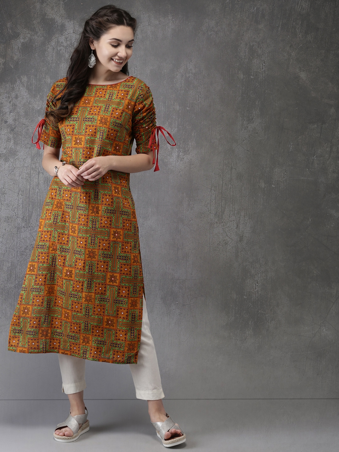 Buy online Printed Straight Kurta from Kurta Kurtis for Women by Tamannah  for ₹449 at 70% off | 2023 Limeroad.com
