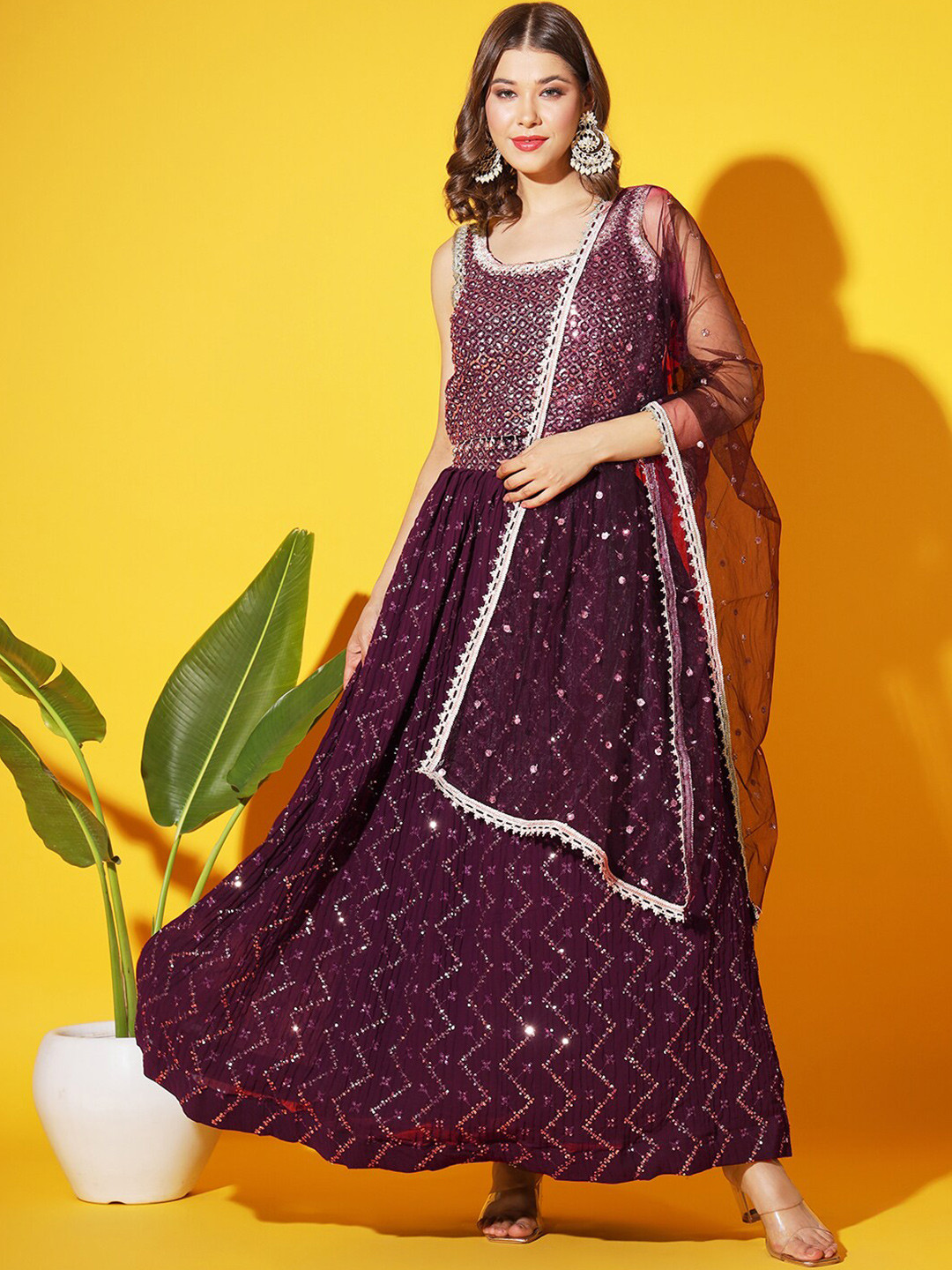 Chhabra 555 Embellished Lehenga Choli & Dupatta