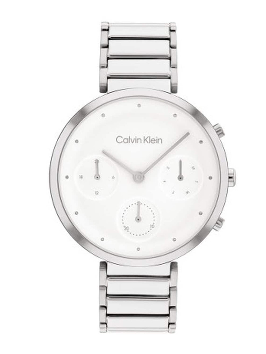 Calvin Klein Women Printed Dial & Stainless Steel Straps Analogue Watch 25200282