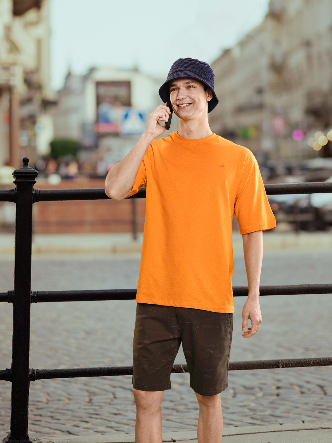 Being Human Drop-Shoulder Sleeves Pure Cotton T-shirt