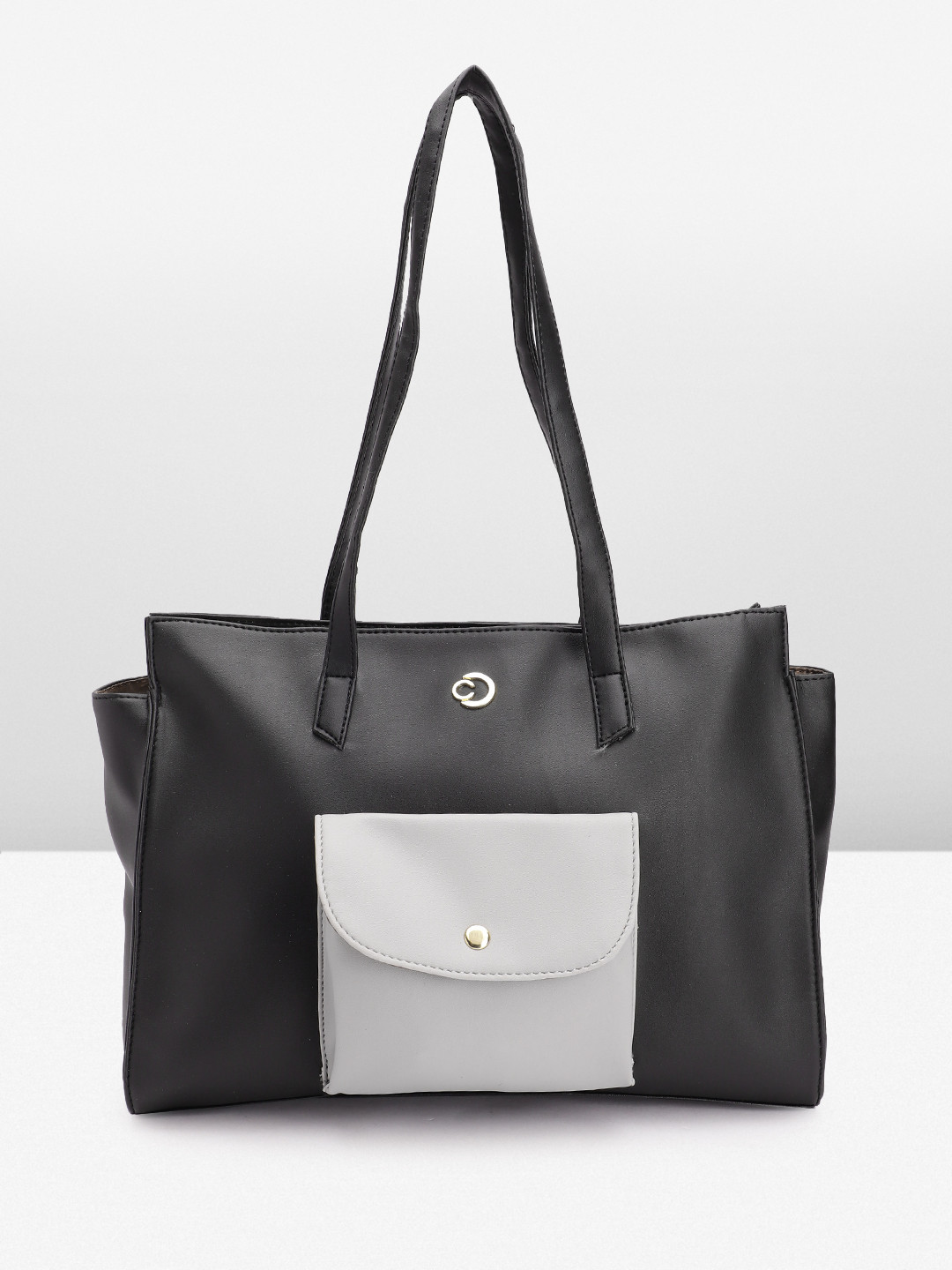 Caprese Destin Women Black Medium Tote Bag