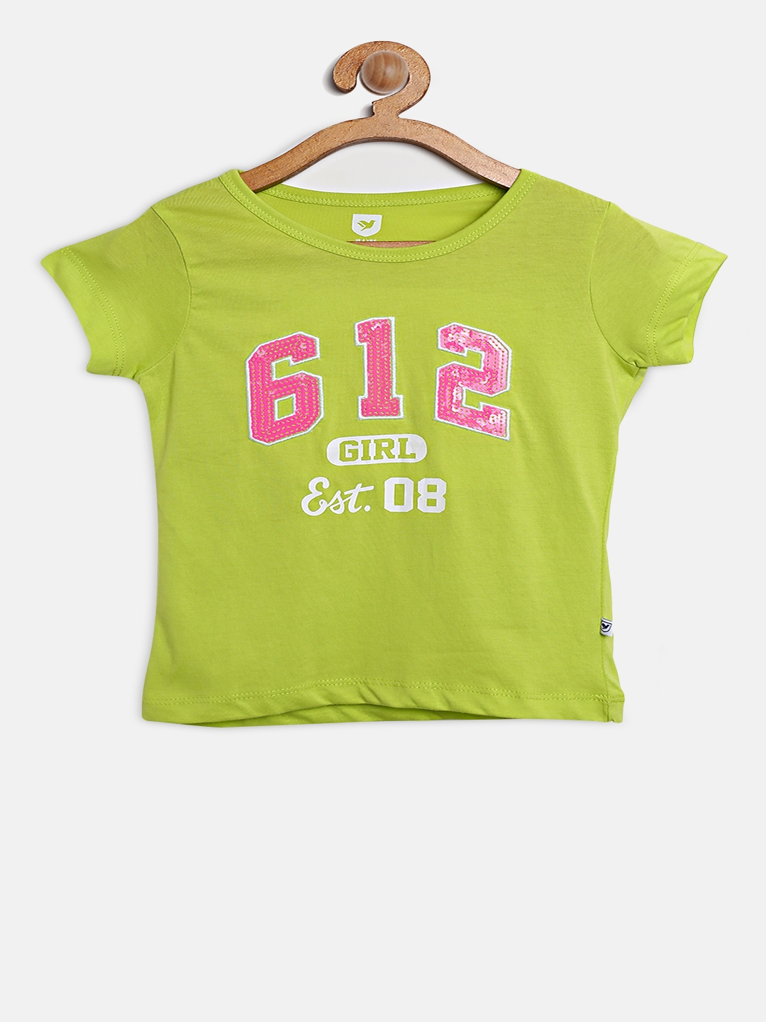 girls lime green shirt