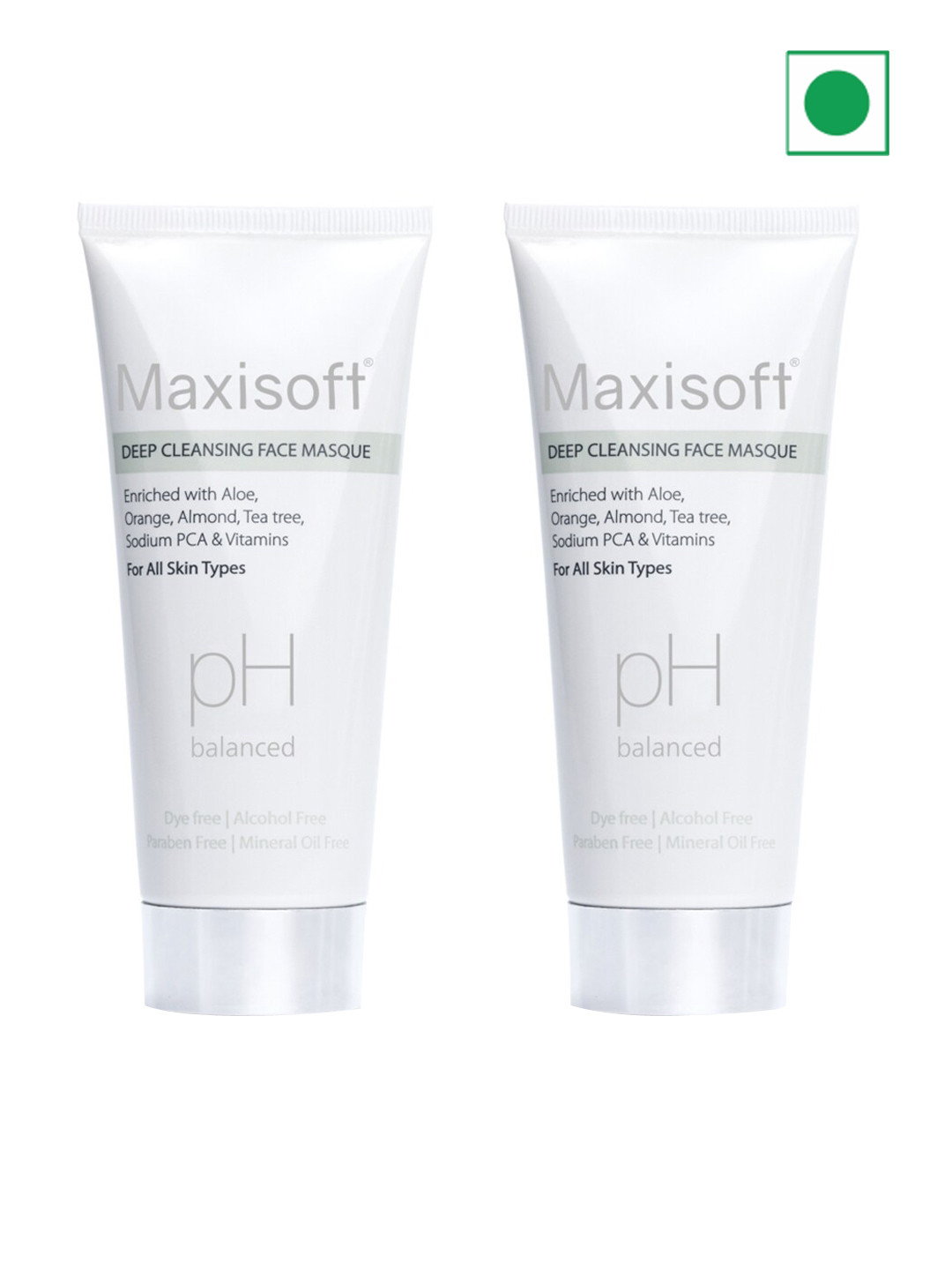 Maxisoft  Set Of 2 Deep Cleasing Masque - 100g Each