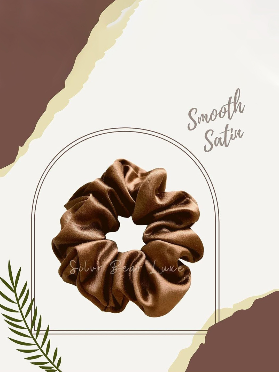 DN Creation Set Of 5 Assorted Satin Ponytail Holders