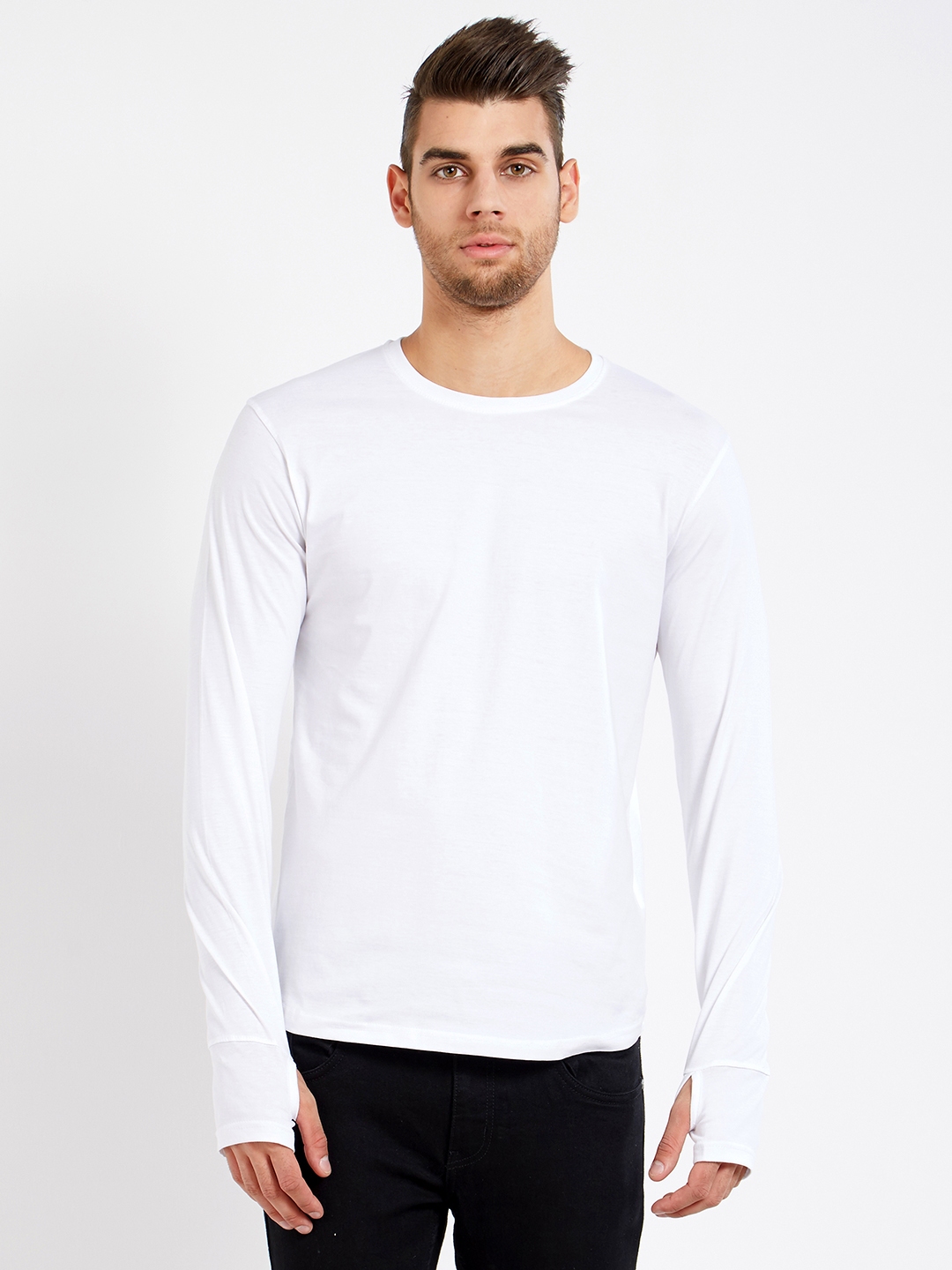 thumb hole jacket myntra