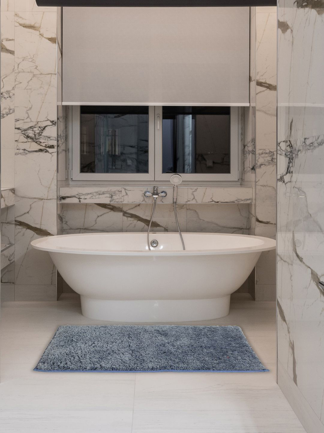 Black gold Blue 450 GSM Microfiber Bath Rugs