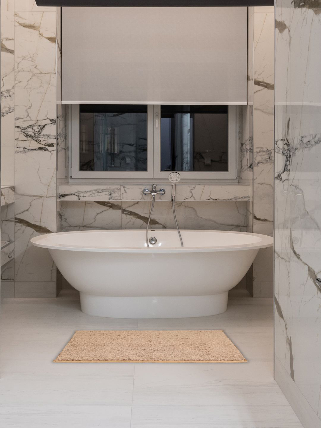 Black gold Beige 450 GSM Anti-Skid Microfiber Bath Rug