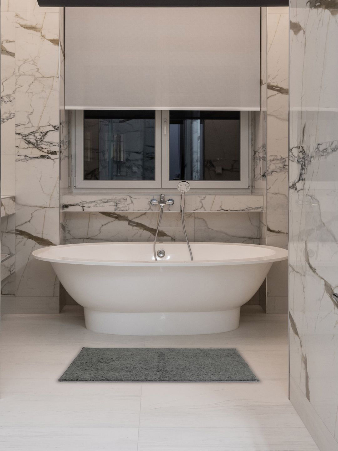 Black gold Grey 450 GSM Anti-Skid Microfiber Bath Rug