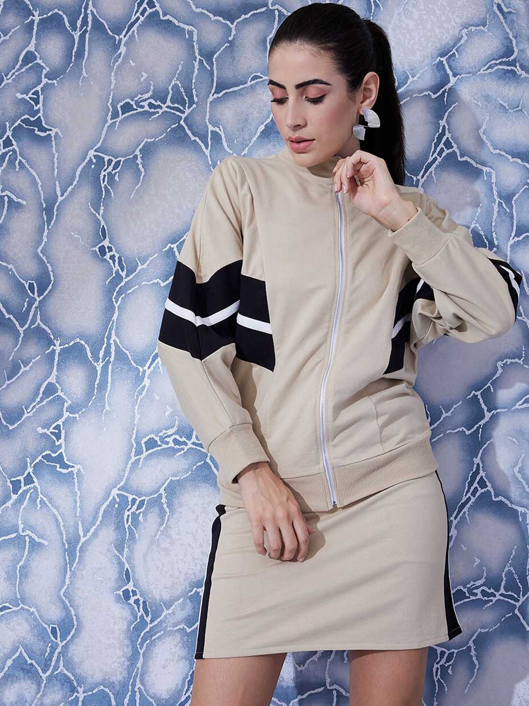 Athena High Neck Sweatshirt & Skirt