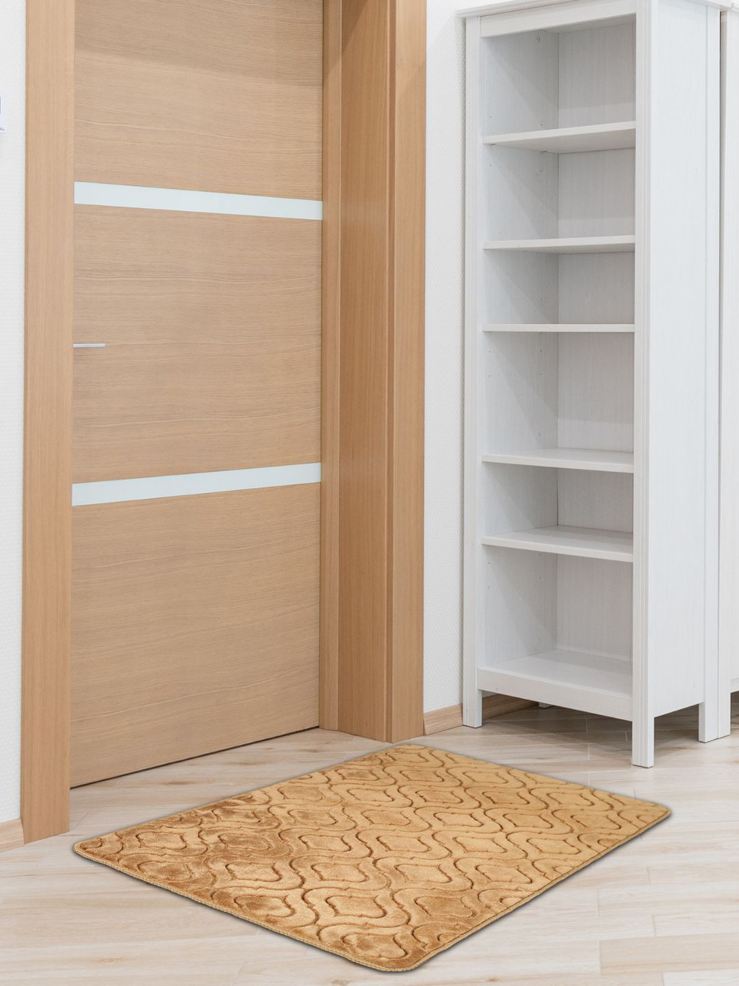 Black gold Coffee Beige Self-Designed Microfiber Anti-Skid Doormat