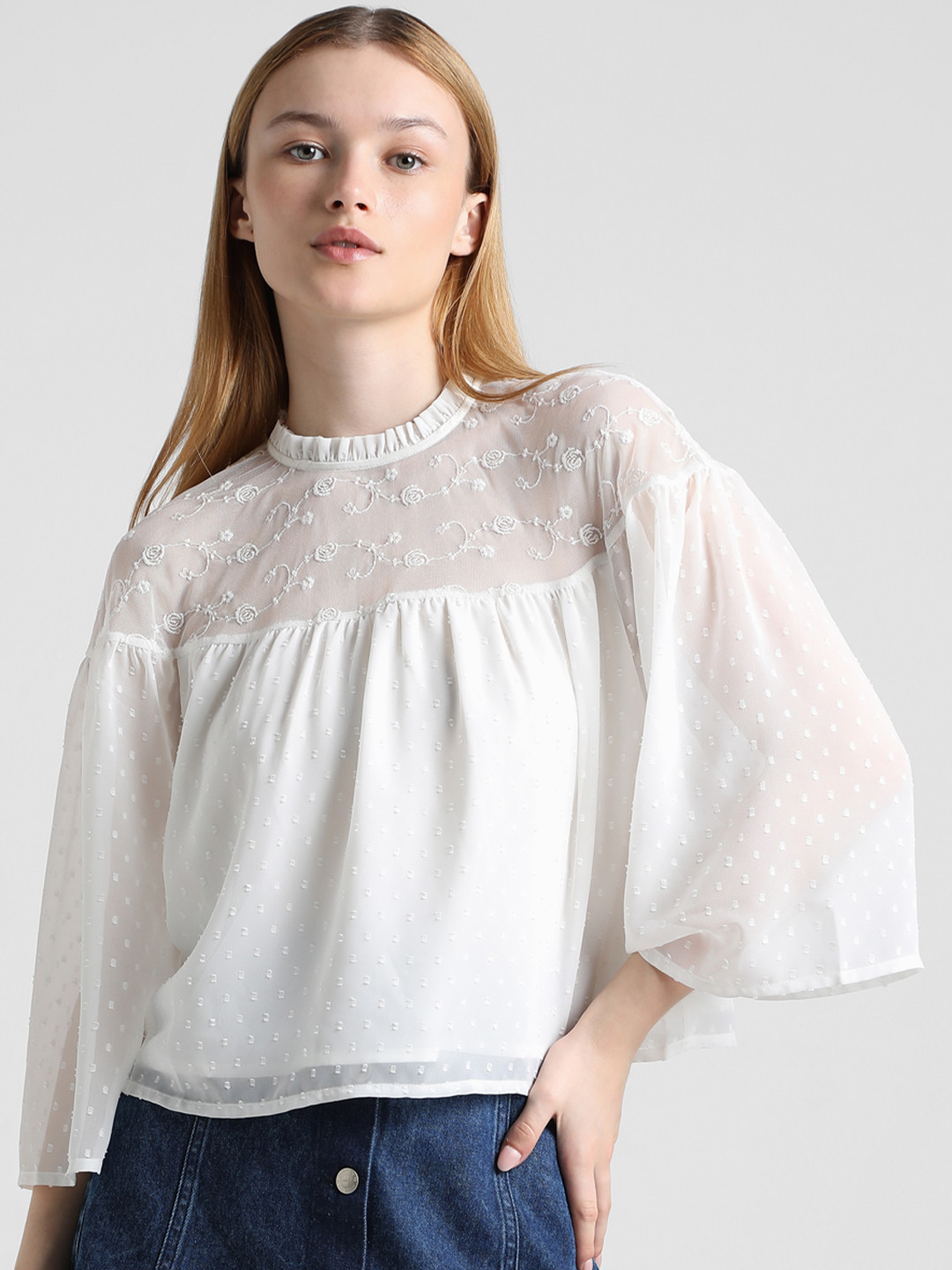 ONLY Flared Sleeve Top