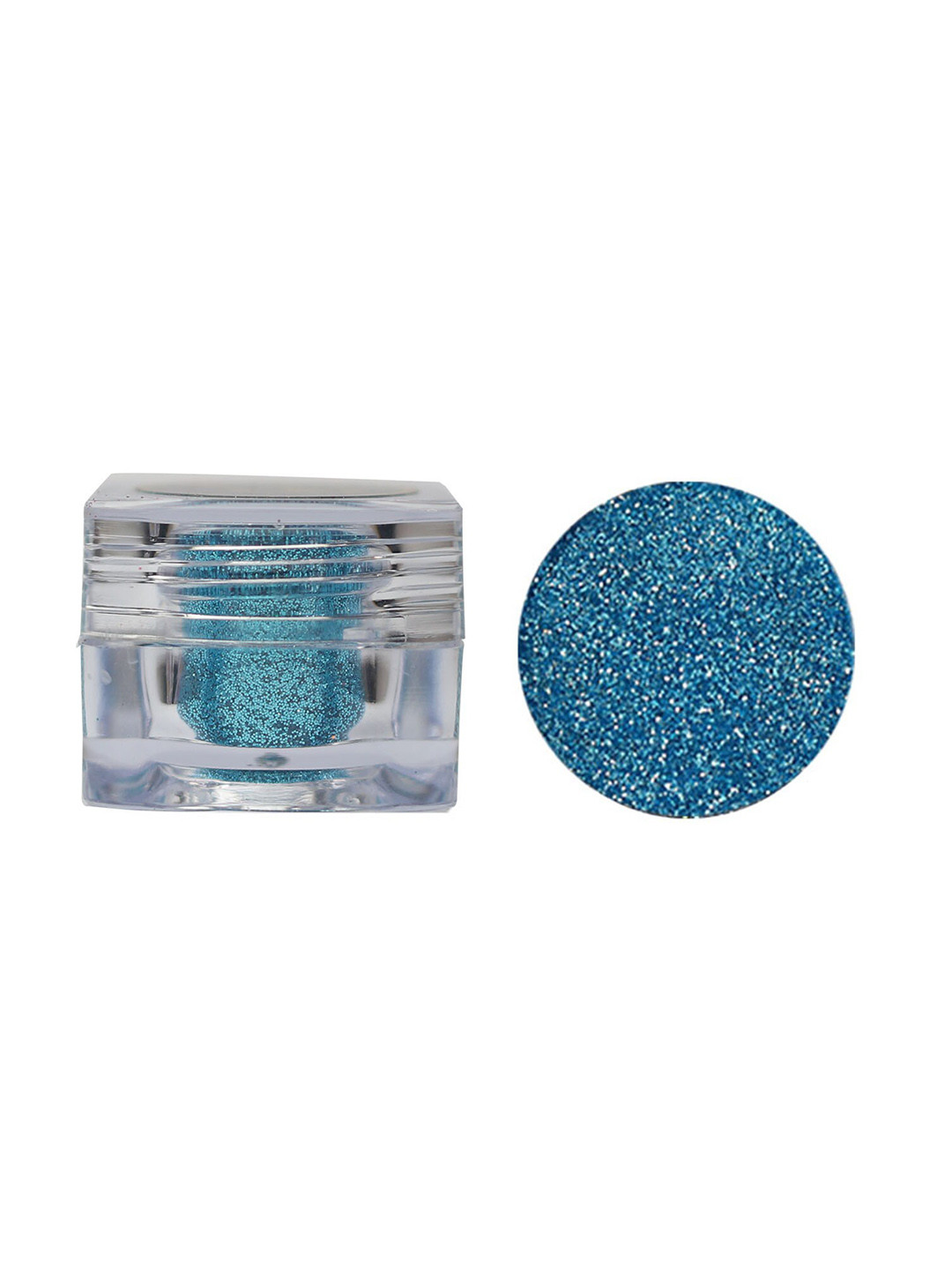 Veoni BELLE Turquoise Blue Shimmer Waterproof Powder Glitter Eyeshadow Palette (5g)