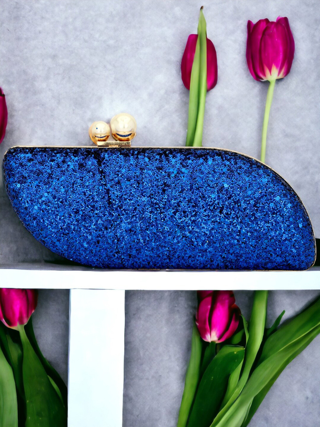 Toobacraft Embellished Box Clutch