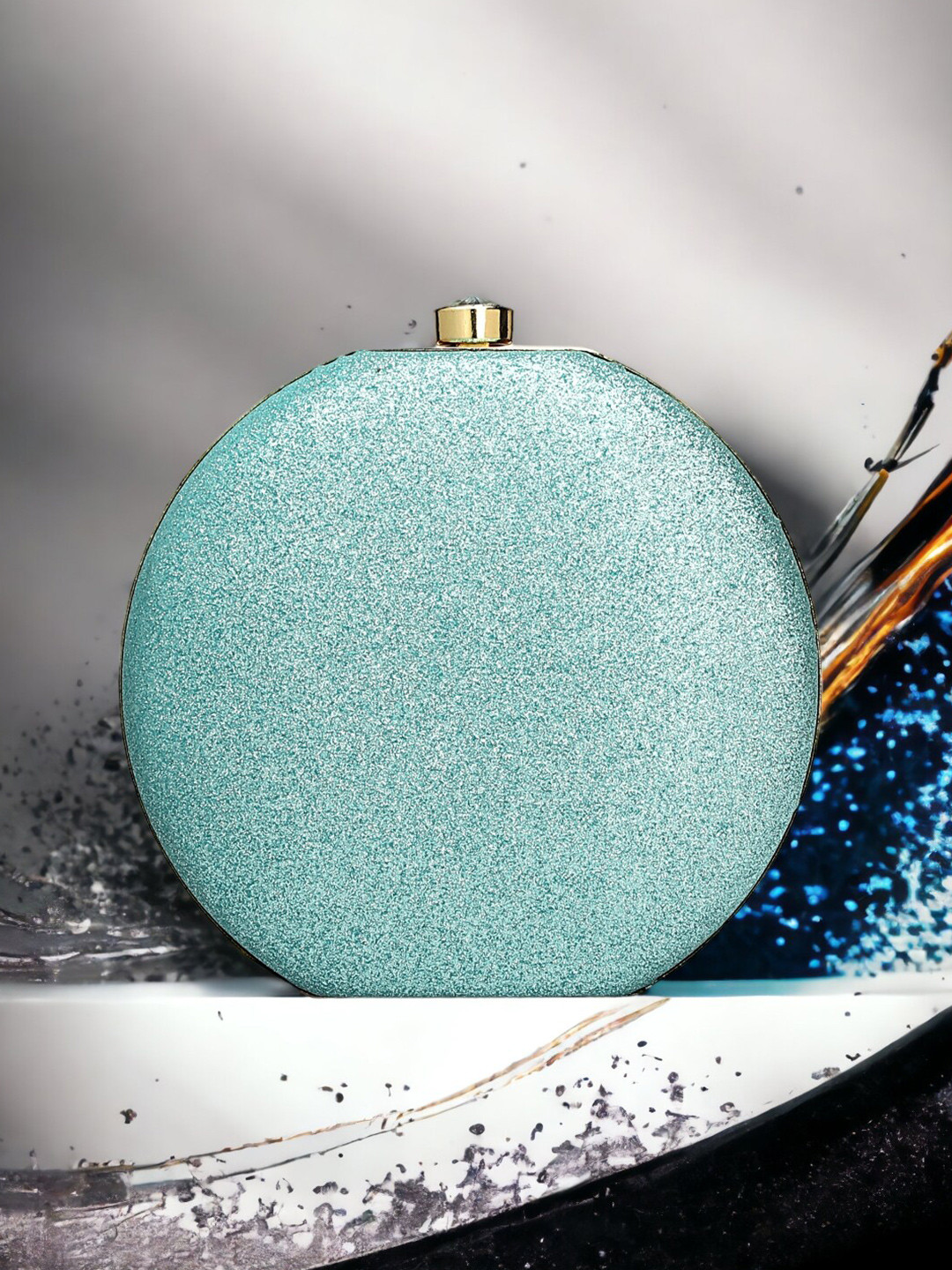 Toobacraft Embellished Box Clutch