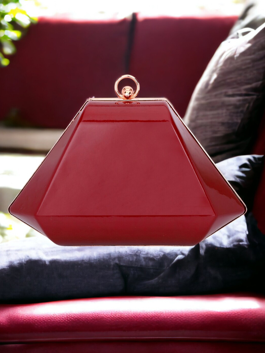 Toobacraft Pyramid Box Clutch