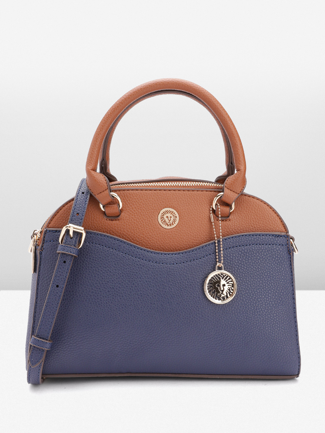 ANNE KLEIN Colourblocked Structured Handheld Bag