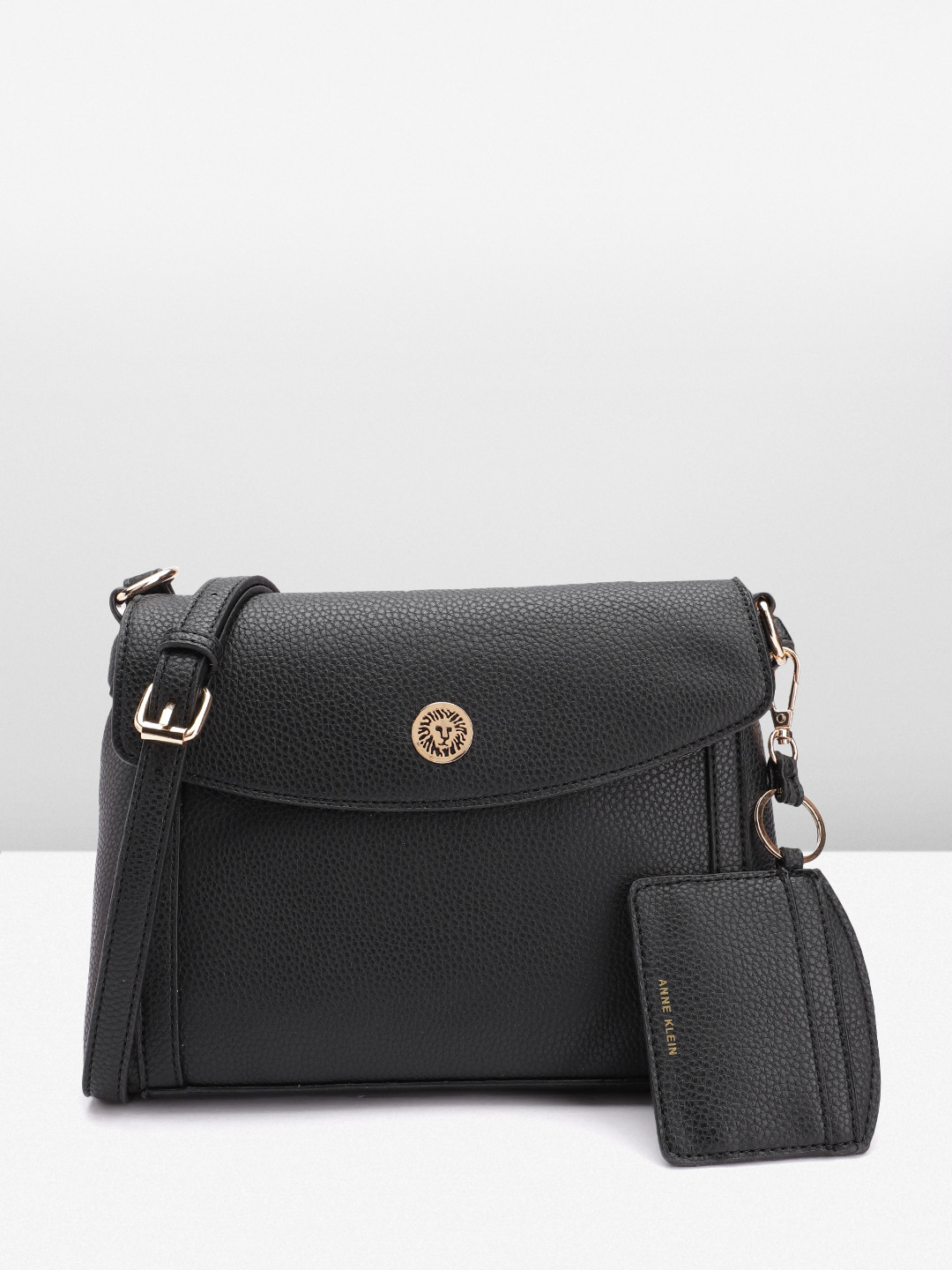 ANNE KLEIN Textured Structured Sling Bag