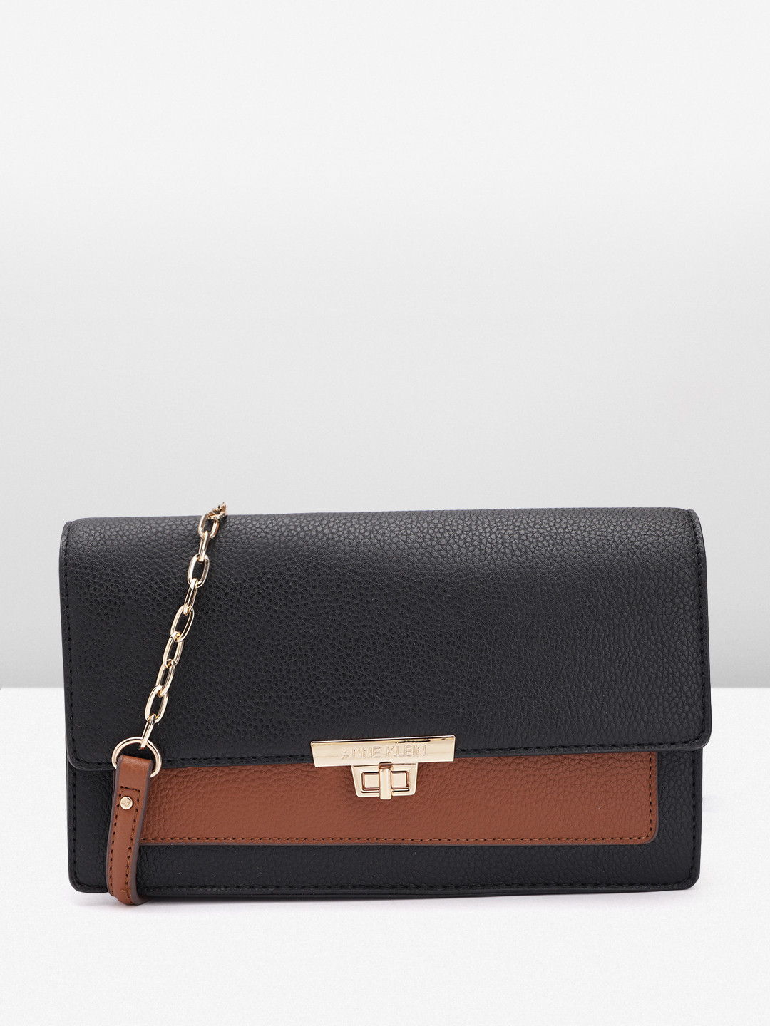 ANNE KLEIN Colourblocked Clutch
