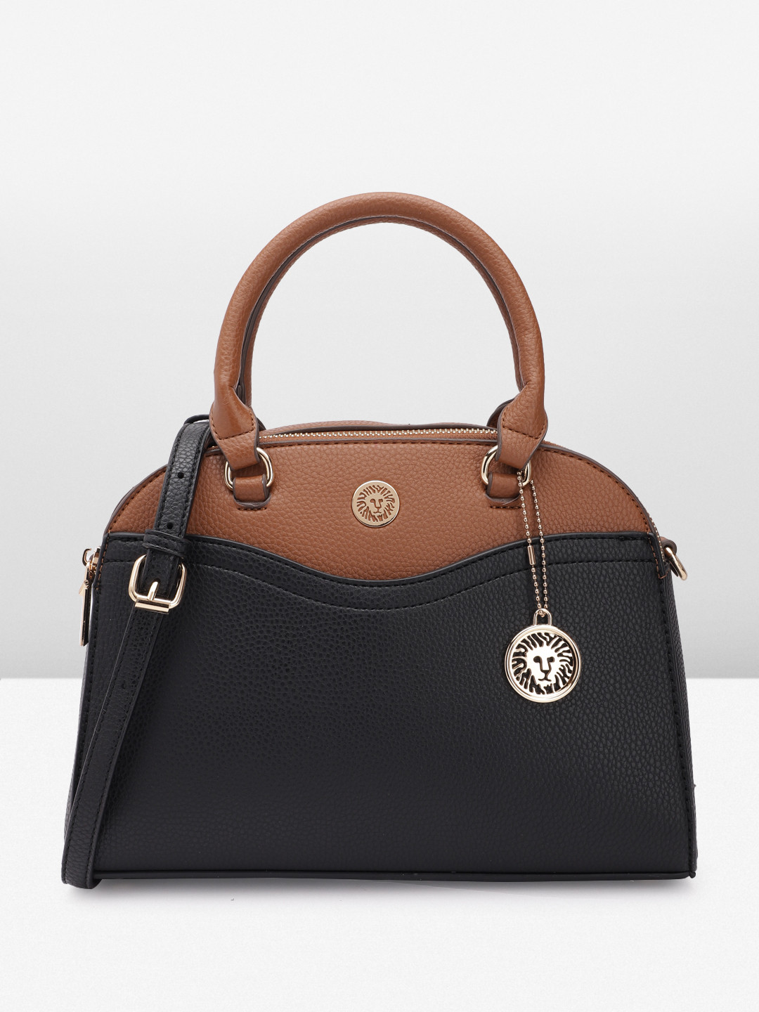ANNE KLEIN Colourblocked Structured Handheld Bag