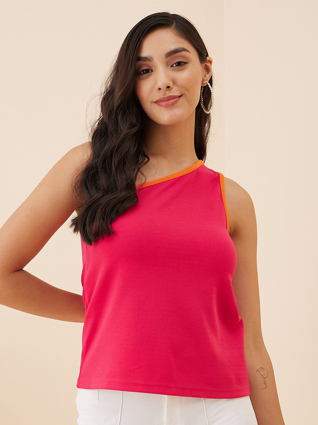 RARE One Shoulder Knitted Top