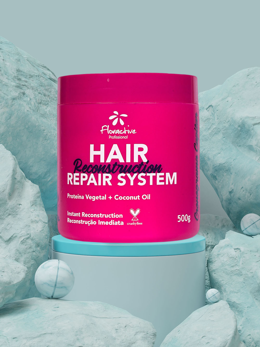 FLORACTIVE PROFISSIONAL  Hair Reconstruction Repair System With Proteina Vegetal - 500 g