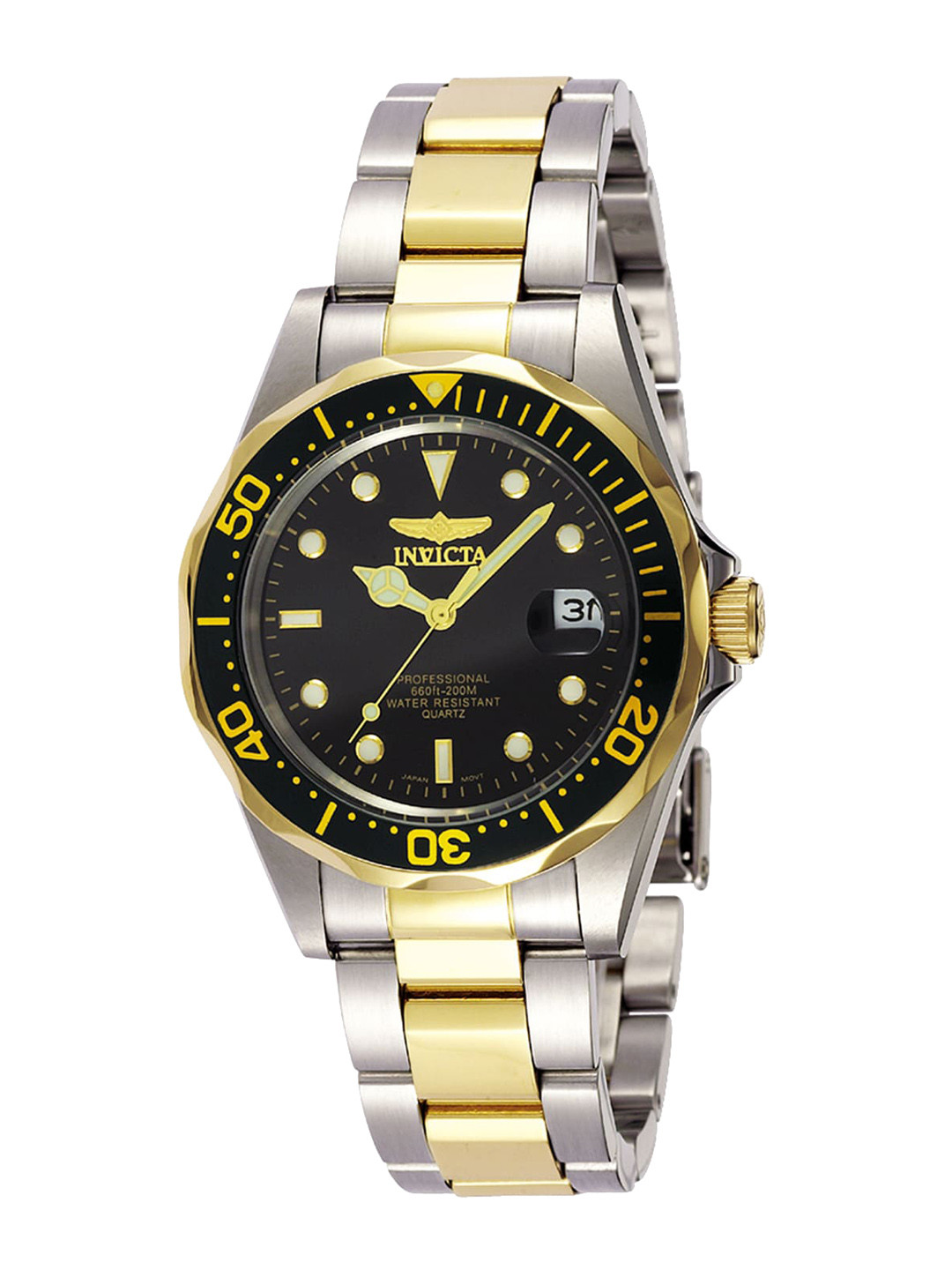 Invicta Men Pro Diver Quartz Black Dial Analog Watch 8934