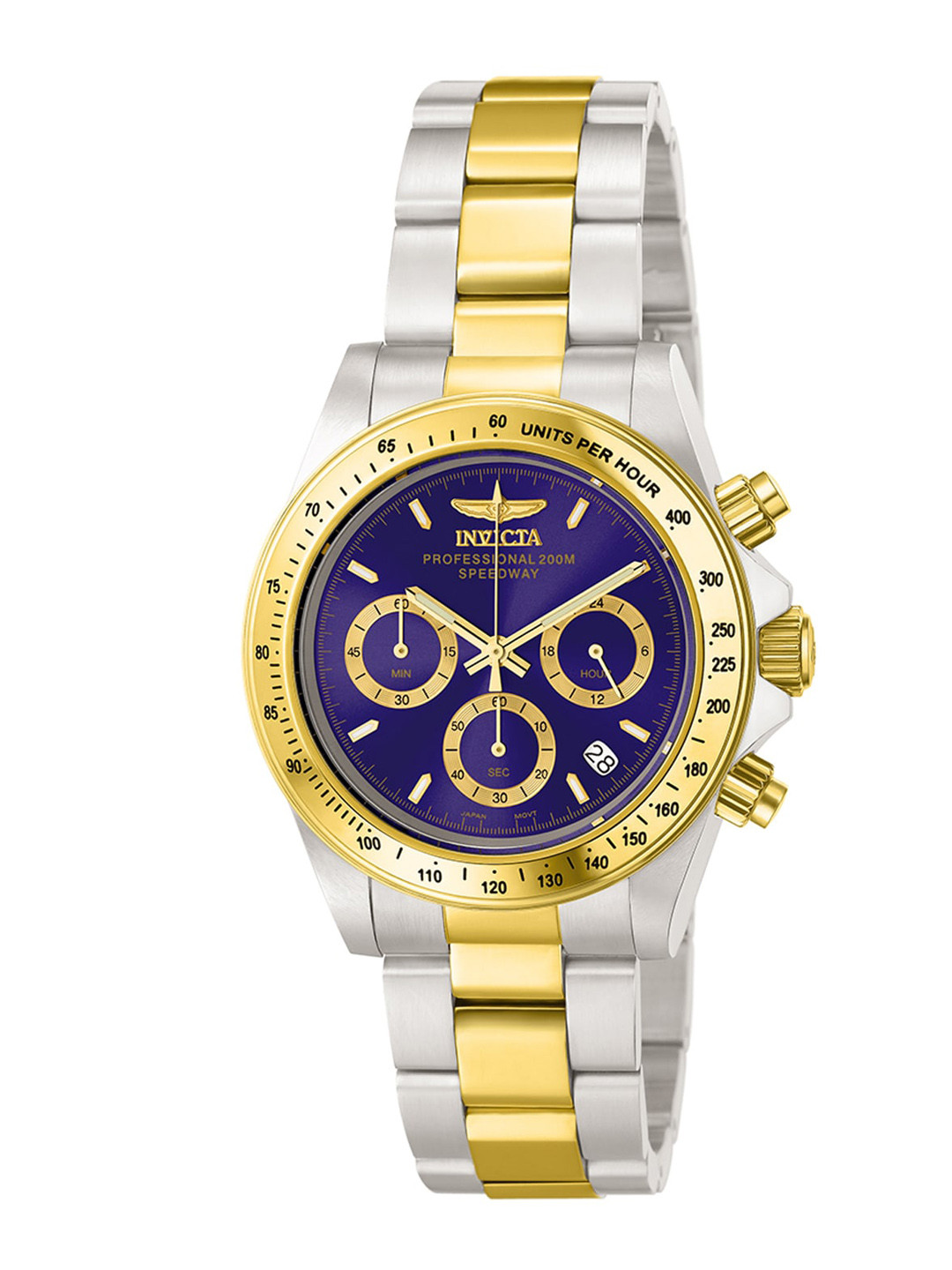 Invicta Men Speedway Chronograph Quartz Blue Dial Analog Watch 3644