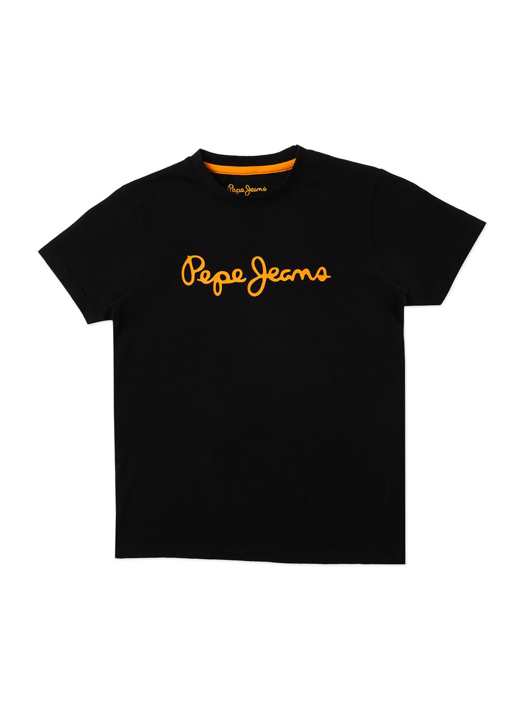 Pepe Jeans Boys Dan Core Typography Printed T-Shirt