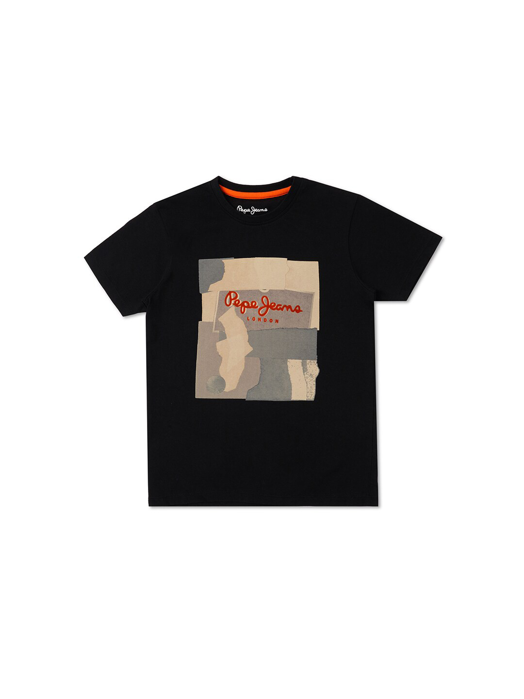 Pepe Jeans Boys Mathew Graphic Printed Pure Cotton T-Shirt