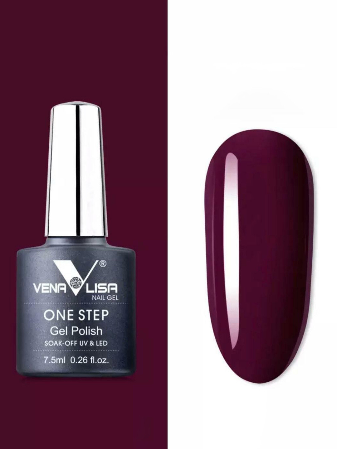 VENALISA One Step High-Gloss Soak-Off UV & LED Gel Nail Polish 7.5ml - Shade 993