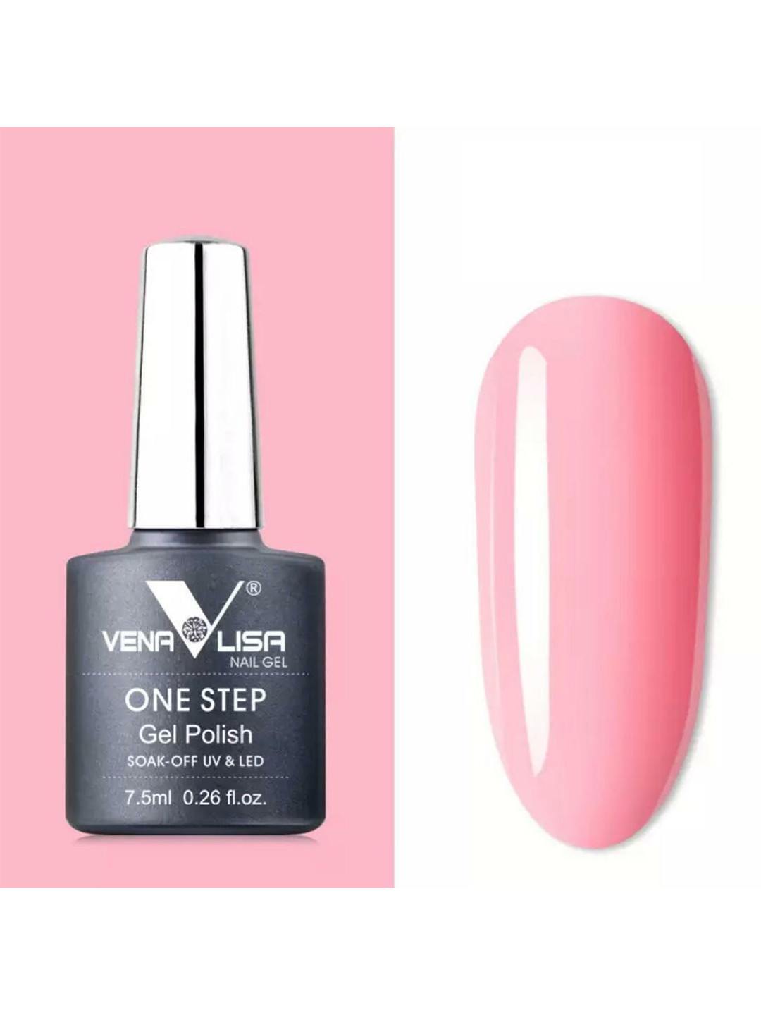VENALISA One Step High-Gloss Soak-Off UV & LED Gel Nail Polish 7.5ml - Shade 966