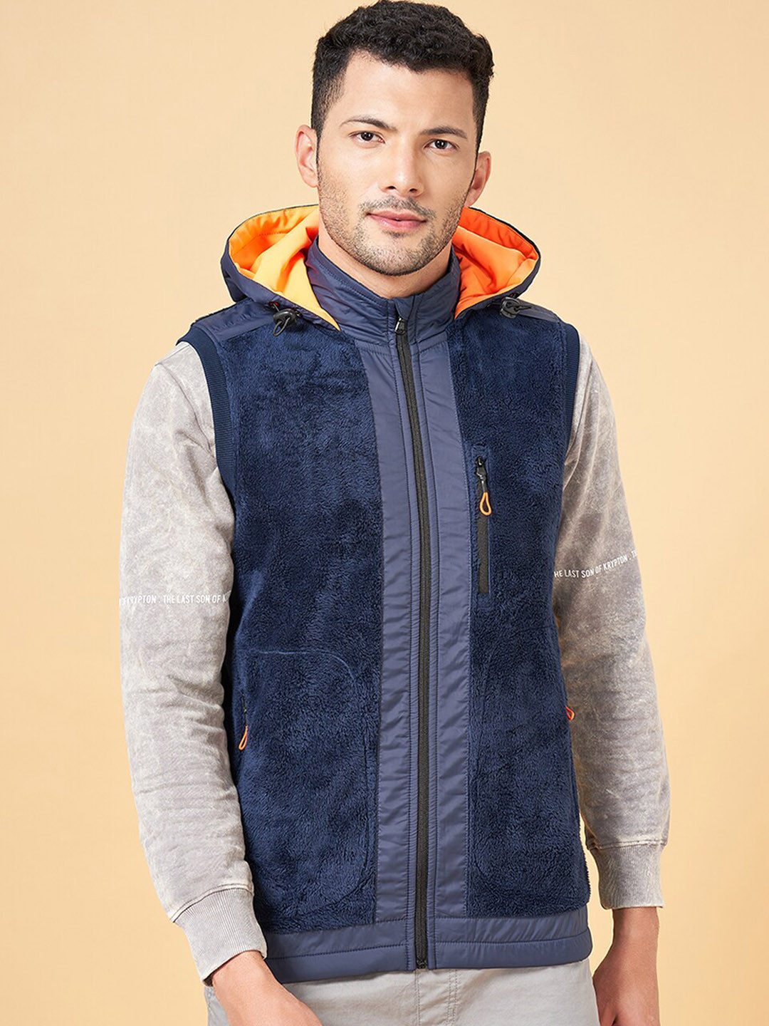 Urban Ranger by pantaloons Hooded Tailored Jacket