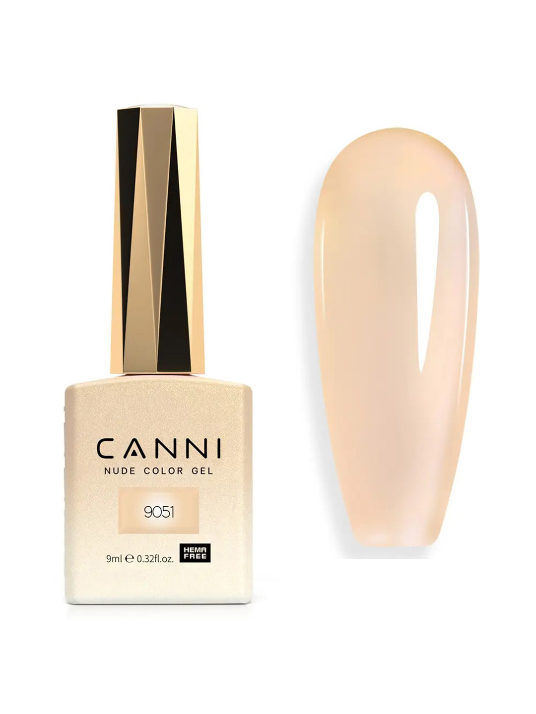 CANNI UV LED Soak Off Hema Free Nail Gel Polish 9ml - 9051