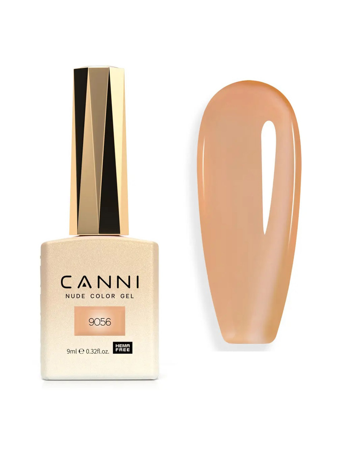 CANNI UV LED Soak Off Hema Free Nail Gel Polish 9ml - 9056