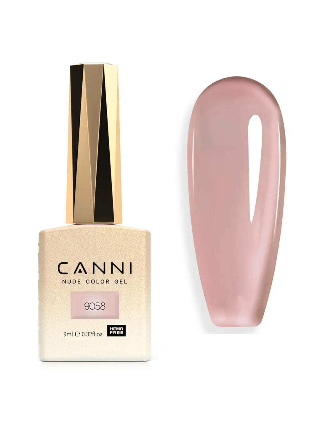 CANNI UV LED Soak Off Hema Free Nail Gel Polish 9ml - 9058