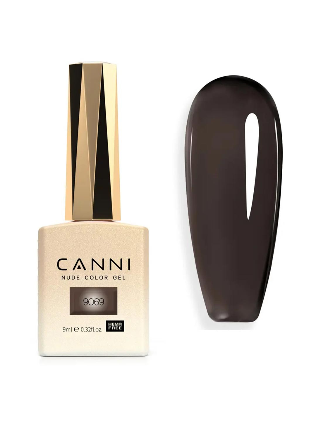 CANNI UV LED Soak Off Hema Free Nail Gel Polish 9ml - 9069