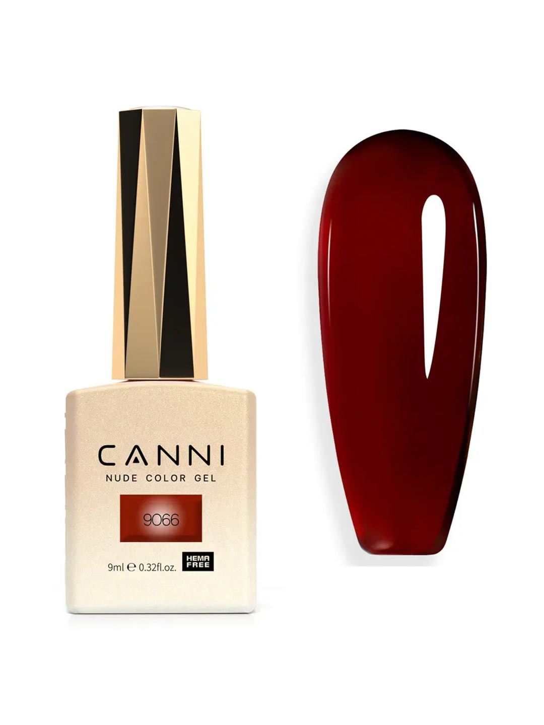 CANNI UV LED Soak Off Hema Free Nail Gel Polish 9ml - 9066
