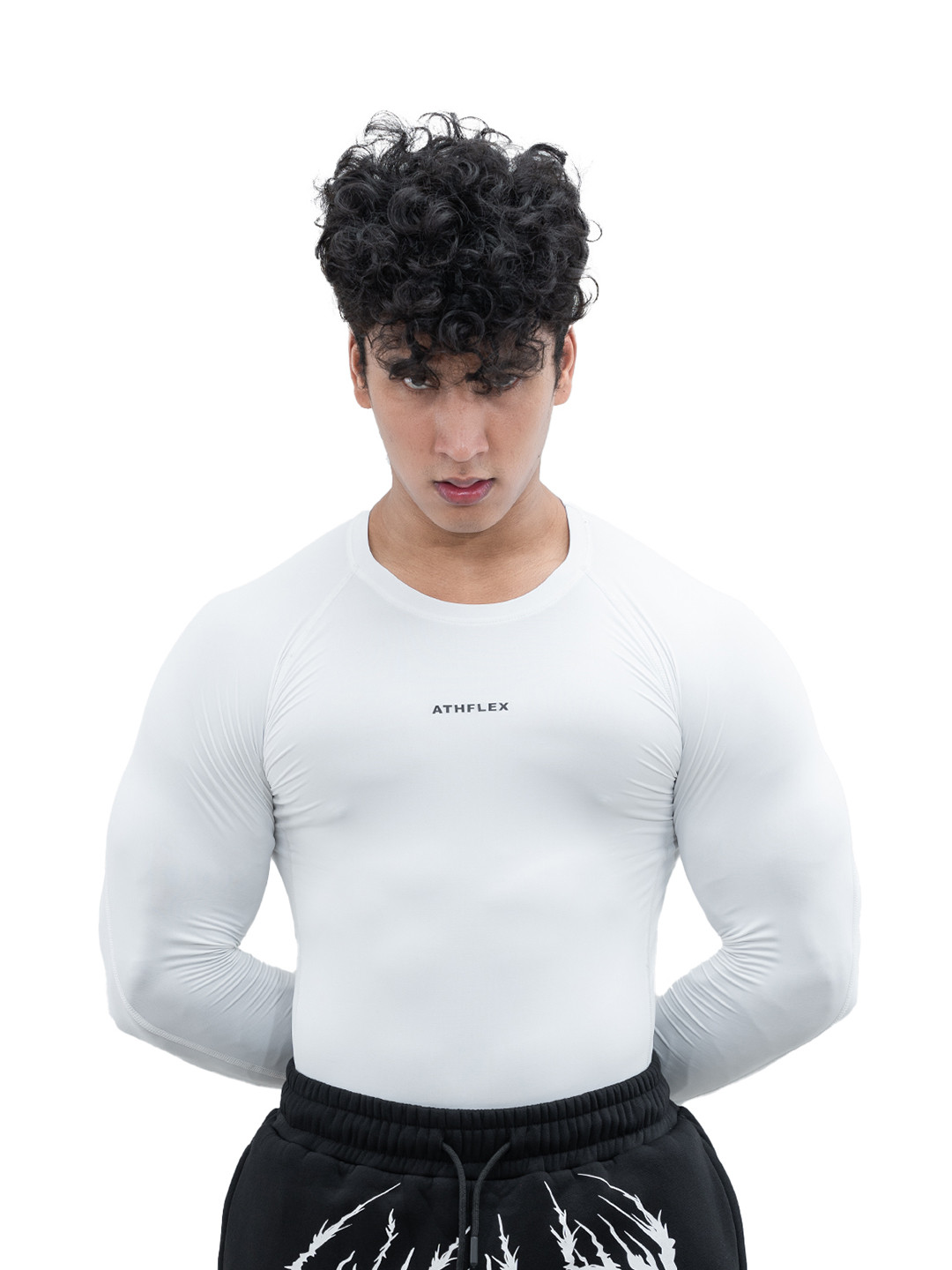 Athflex Men Premium Ace Compression Muscle Fit Gym T-Shirt