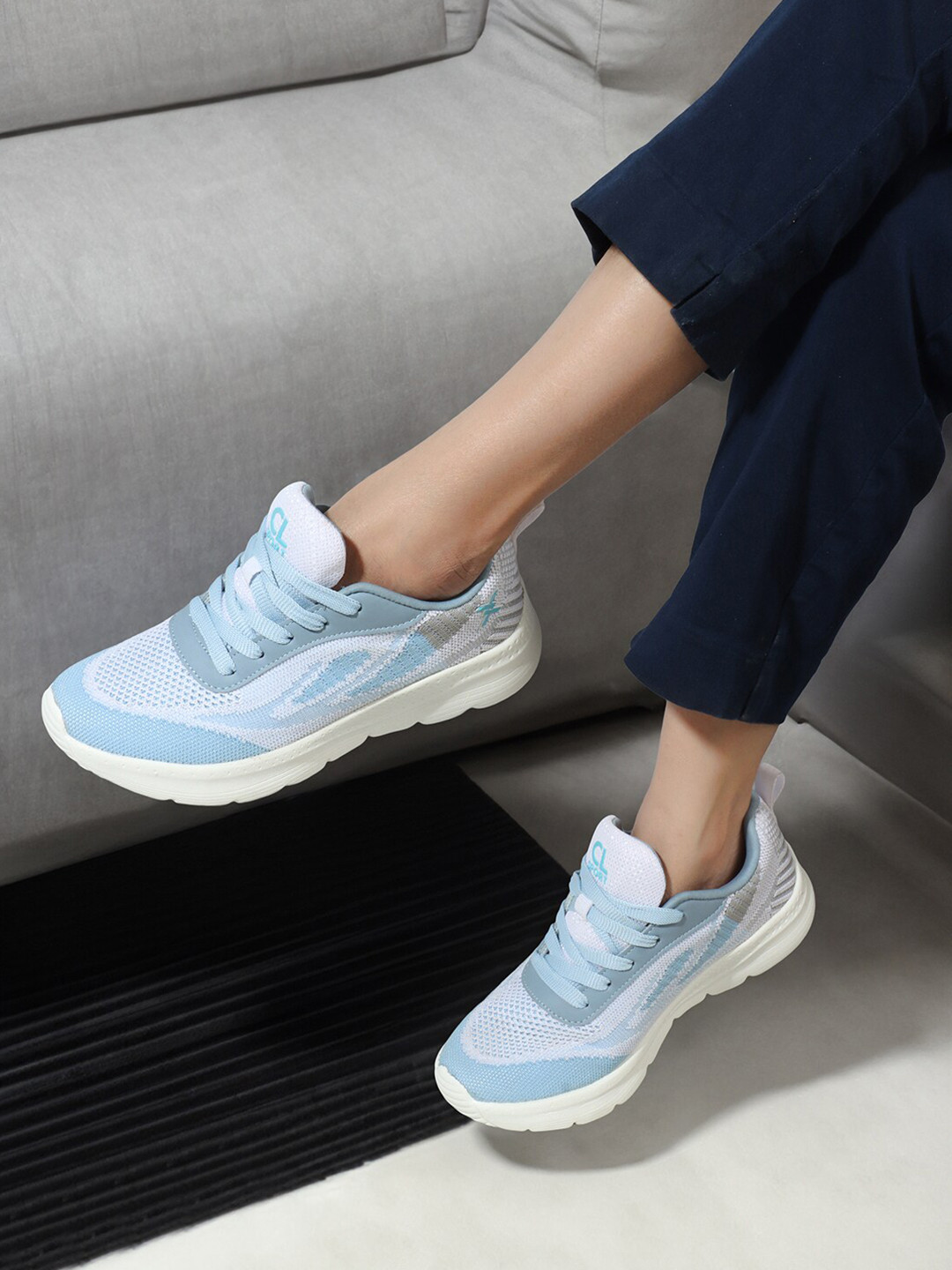 Carlton London sports Women Mesh Flyknit All-Rounder Sports Shoes