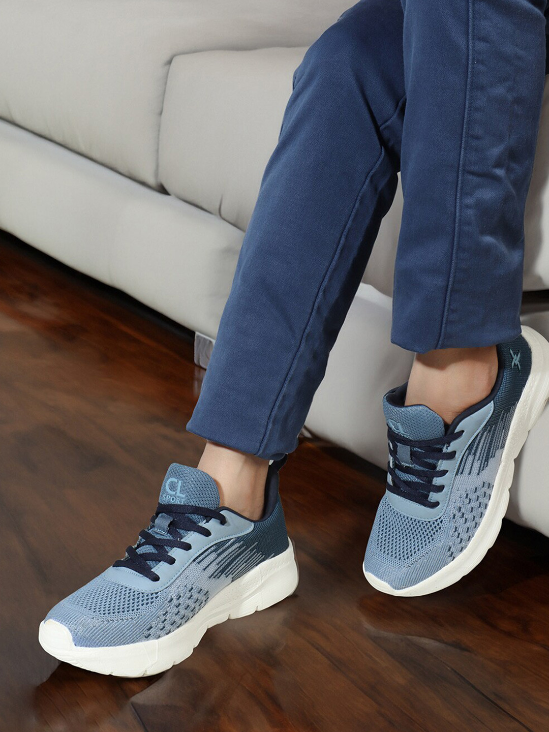 Carlton London sports Women Mesh Flyknit Technology Sports Shoes