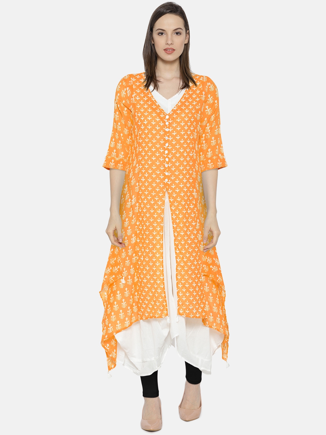 biba orange dress