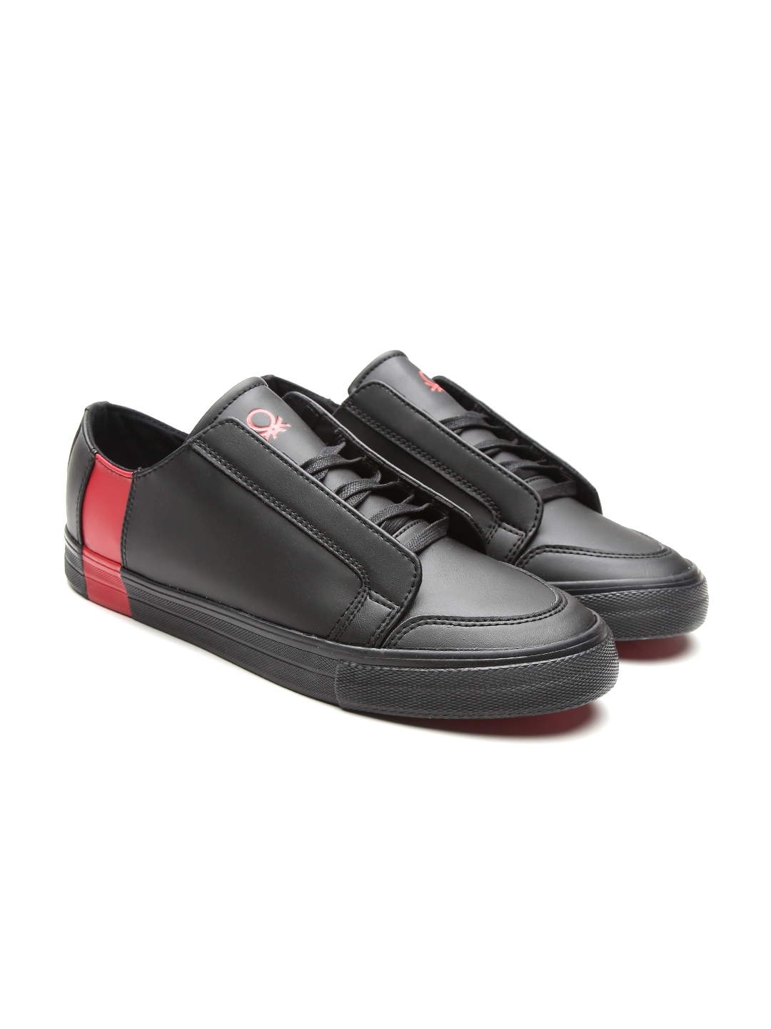 United colors of benetton black sneakers hotsell