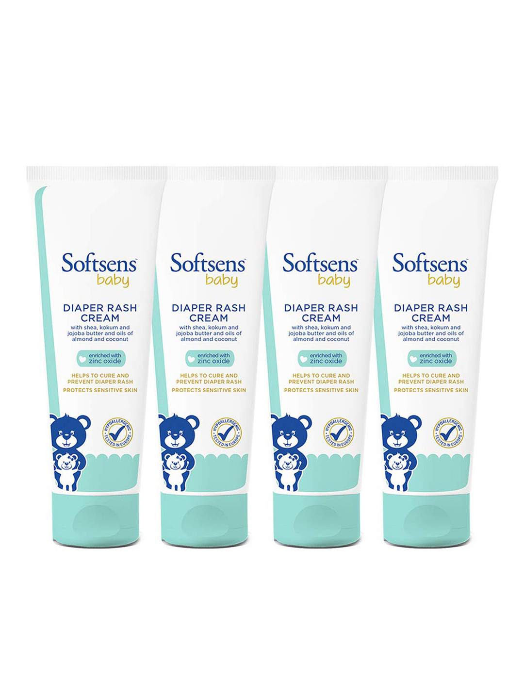 Softsens Set Of 4 Diaper Rash Cream 50g Each