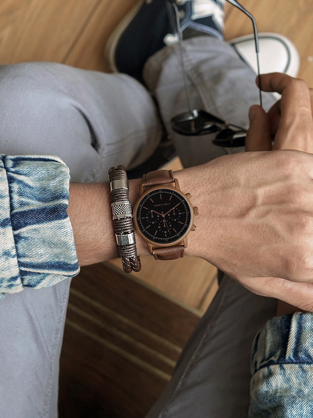 JOKER & WITCH Alvaaro Men Stainless Steel Watch Gift Set