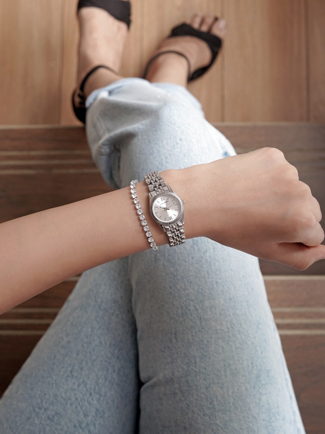 JOKER & WITCH Alberta Women Stainless Steel Watch Gift Set