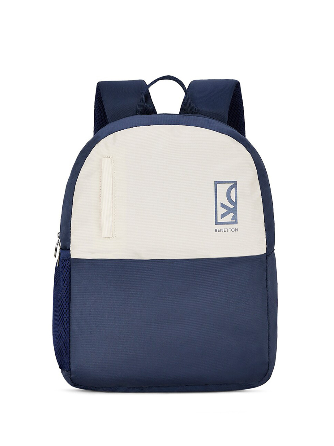 United Colors of Benetton Unisex Colourblocked Water Resistance Small Padded Backpack